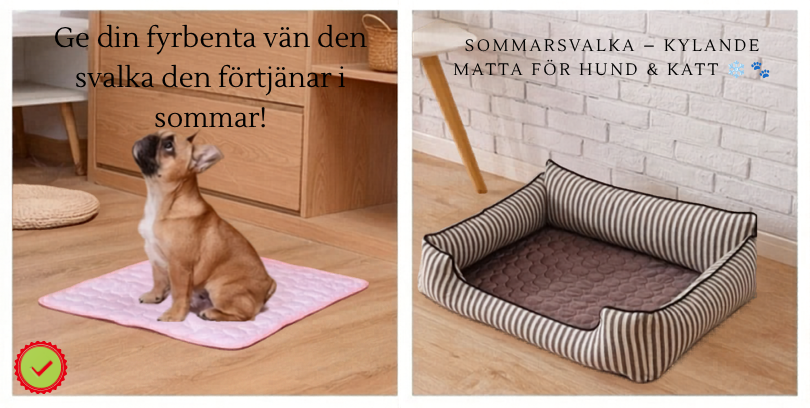 🐾❄️ SommarSvalka – Kylande Matta för Hund & Katt ❄️🐾